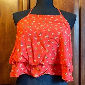 Forever 21 crop top, size medium, open back